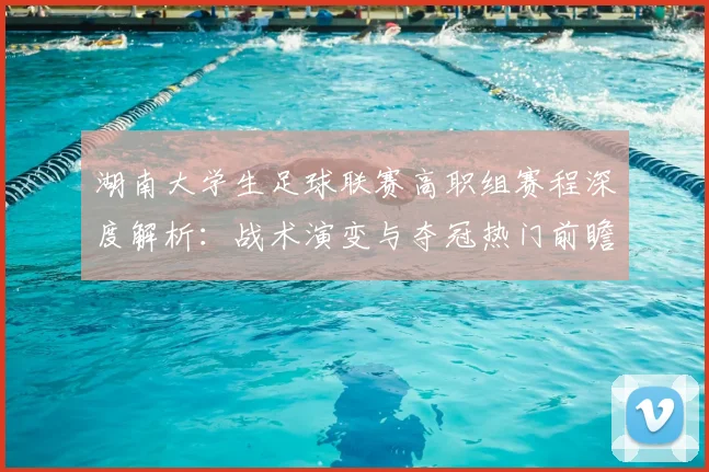 湖南大学生足球联赛高职组赛程深度解析:战术演变与夺冠热门前瞻